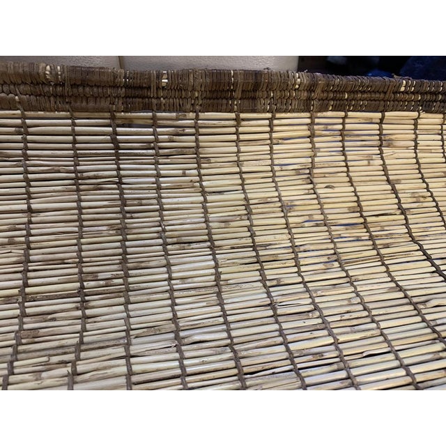 Mauritanian Tuareg Rug in Plant Fibers and Leather, 1990s For Sale - Image 6 of 10