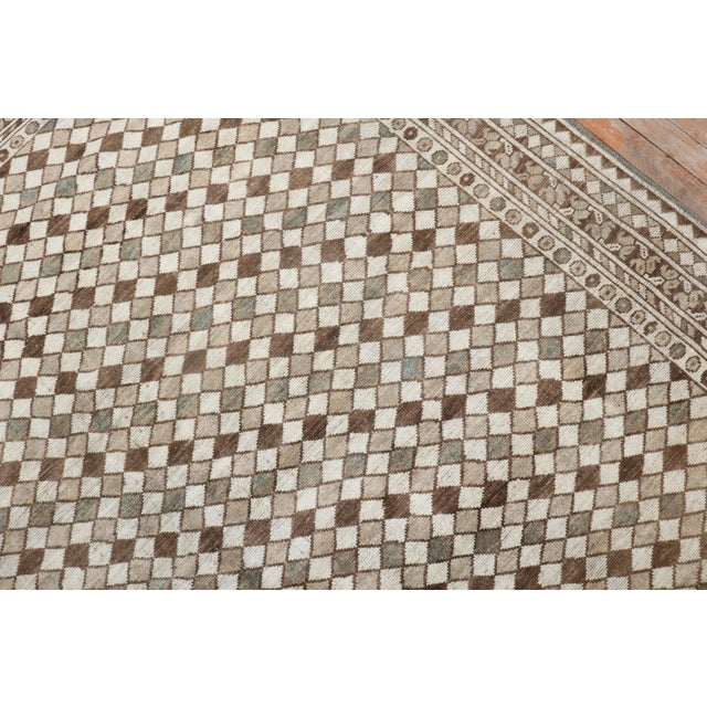 1940s Brown Ivory Tribal Ersari Rug For Sale - Image 17 of 18