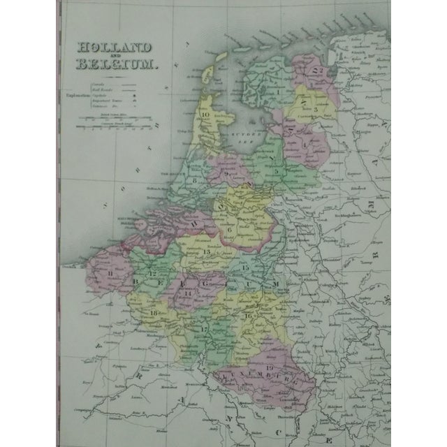 Original steel engraving by Thomas Cowperthwait, circa 1850. Beautiful original color. Unframed. Dimensions 14" x 17.25"....