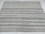 Mid-Century Modern Vintage Turkish Kilim White & Gray Striped Rug - 6′3″ × 7′9″ For Sale - Image 3 of 5