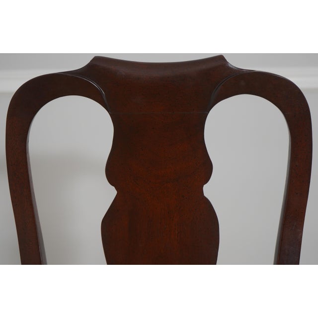 1980s Set of 8 Hickory Chair Co Mahogany Dining Room Chairs For Sale - Image 5 of 18
