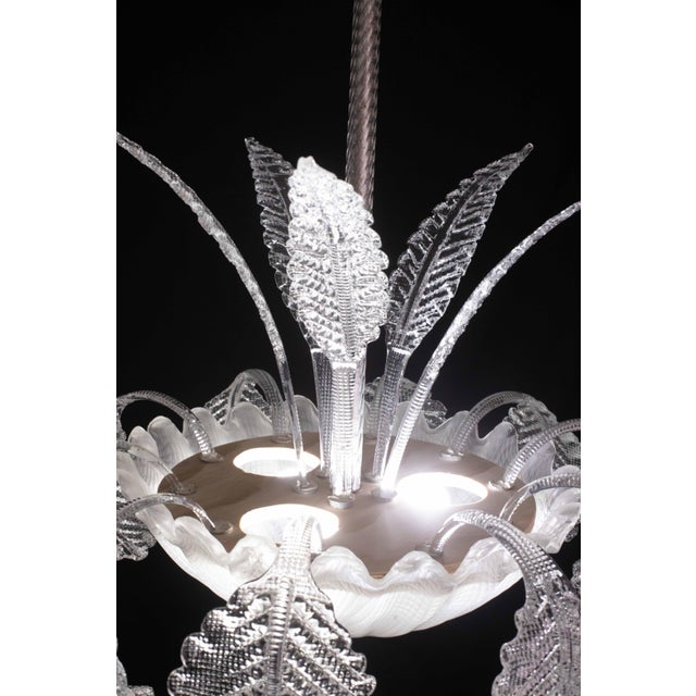 Art Decò, Barovier & Toso Chandelier, Murano Glass, 1950s For Sale - Image 12 of 12