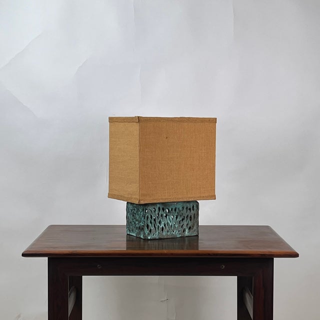 1960s Unique Welded and Patinated Bronze Lamp in the Style of Harry Bertoia For Sale - Image 9 of 10