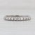 White 0.15ctw Diamond Stackable Ring 18k White Gold Wedding Band Size 7 For Sale - Image 8 of 8