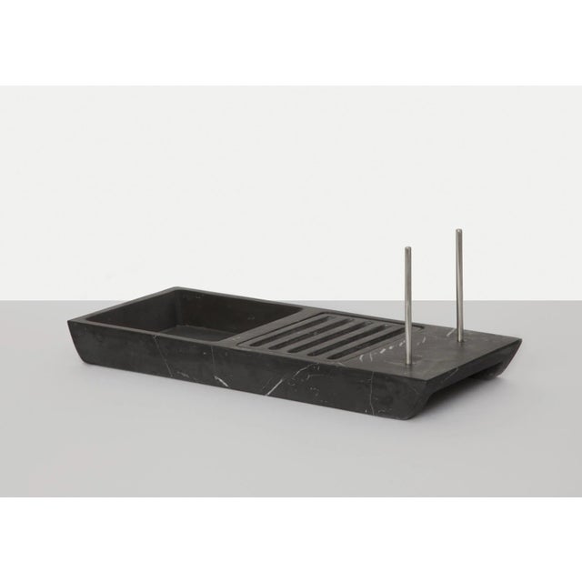 Stone Modern Handcrafted Bread Basket in Italian Marble For Sale - Image 7 of 7