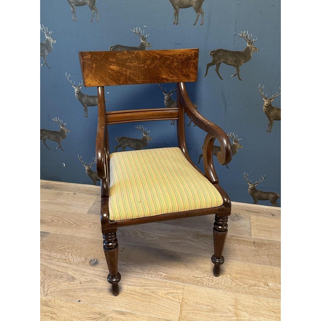 Beautiful antique Victorian mahogany desk chair in good, original condition. Features a detachable seat, making it very...