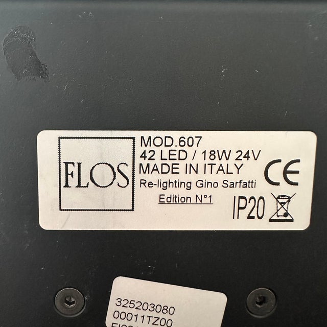 Model 607 Table Lamp by Gino Sarfatti for Flos, 1971 For Sale - Image 6 of 14