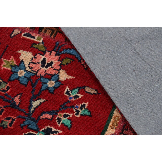Red Rug & Kilim’s Contemporary Tribal Patchwork Rug in Red With Geometric Patterns For Sale - Image 8 of 8