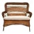 Antique Wicker Loveseat by Larkin & Co., Arts and Crafts Style, Usa For Sale