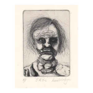 David Moyer Edgar Allan Poe Etching