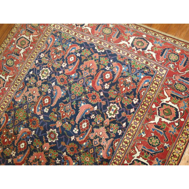 Zabihi Collection Antique Caucasian Baku Rug For Sale - Image 4 of 6