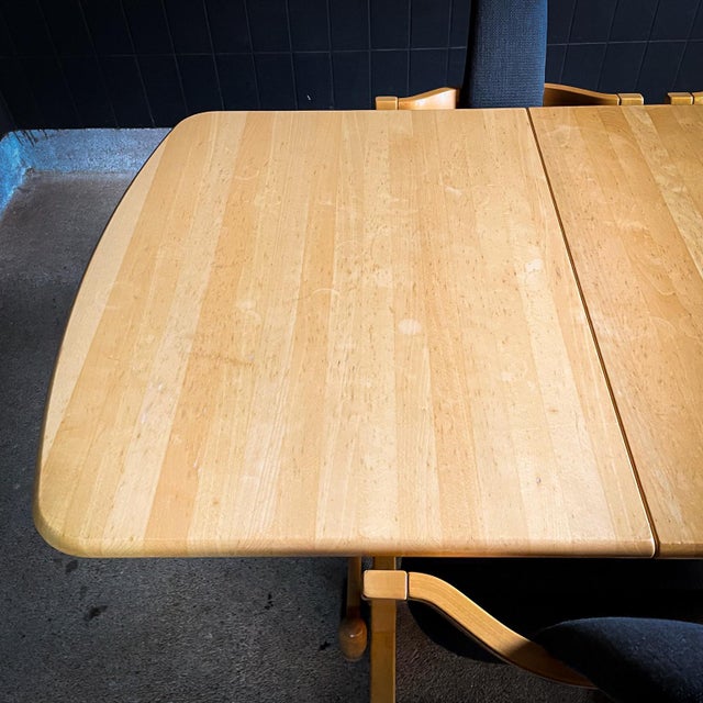 Vintage Stokke Pendulem Dining Room Set, Set of 5 For Sale - Image 4 of 16