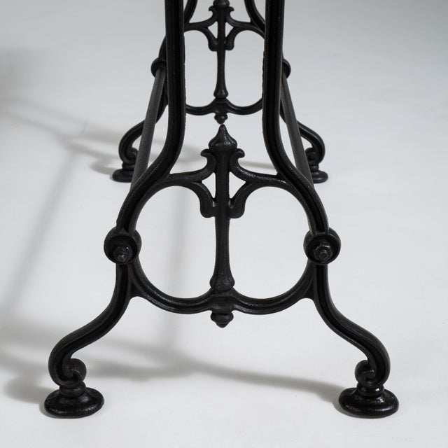 Metal Cast Iron Bistro Table, Antique, France, 20th Century For Sale - Image 7 of 18