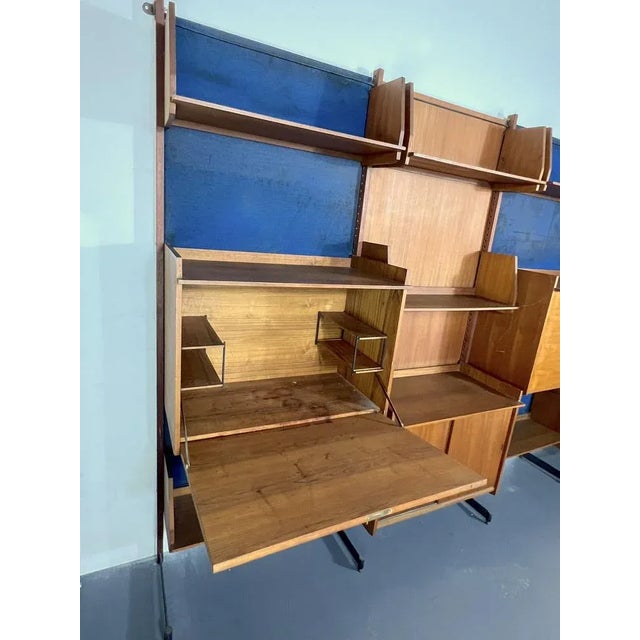 Mid-Century Modern Modular Wood Bookcase, 1950s For Sale - Image 17 of 18