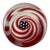 Old Glory Ges Glass Swirl Paperweight Patriotic Art Piece For Sale