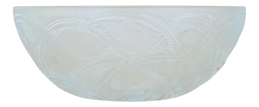 Vintage 1933 Lalique French Clear & Frosted Glass 