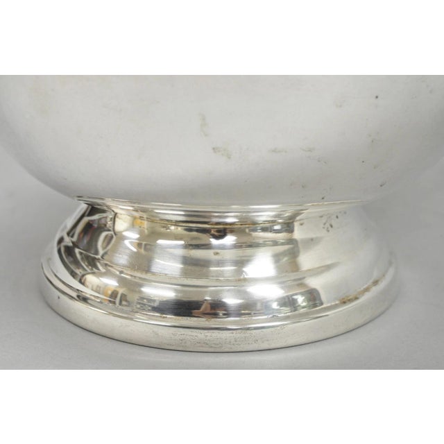 Mid 20th Century Towle Victorian Silver Plated Floral Punchbowl Champagne Chiller Ice Bucket For Sale In Philadelphia - Image 6 of 16