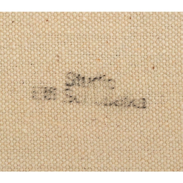 Late 20th Century Elfi Schuselka Abstract Composition Oil on Canvas For Sale - Image 5 of 5