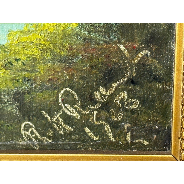 Antique British Edwardian Oil Painting of Horses & Carriage Coachman Riders Signed Philip H. Rideout For Sale - Image 11 of 12