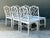 Vintage Chinese Chippendale Cane Dining Chairs - Set of 6 For Sale - Image 4 of 12