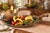 Set of 37, Late 20th Century Oversized Rustic Woven Harvest Basket With Realistic Decorative Fruit For Sale - Image 4 of 4