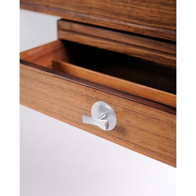 Diplomat Desk in Rosewood attributed to Finn Juhl for France & Søn, 1961 For Sale - Image 6 of 18