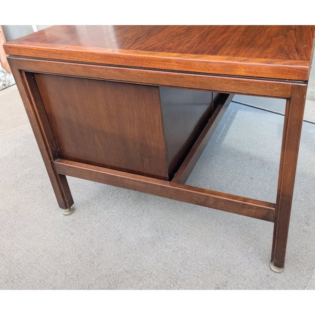 Mid 20th Century Mid 20th Century Jens Risom Walnut Executive Desk For Sale - Image 5 of 18