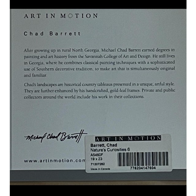 1990s Chad Barrett, Butterfly Print Mirrored Framed Shadowbox For Sale - Image 11 of 11