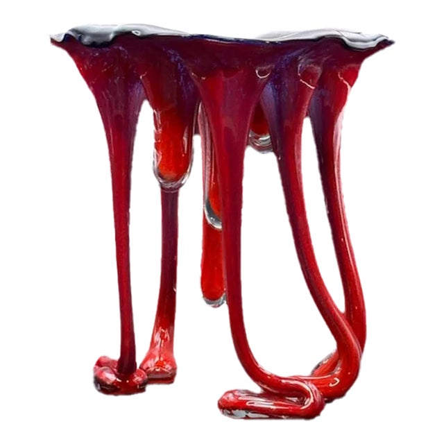 1990s Signed Peter Crisp Glass Art For Sale