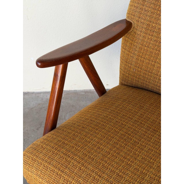 Vintage Danish Teak Lounge Chair – Mid-Century Modern Scandinavian Armchair For Sale In Los Angeles - Image 6 of 9