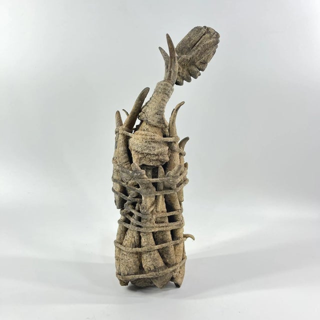 African Early 20th Century Fon Vodun Boccio Fetish Statue Togo For Sale - Image 3 of 9