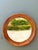 Vintage Round Wood Frame Mirror For Sale - Image 4 of 12