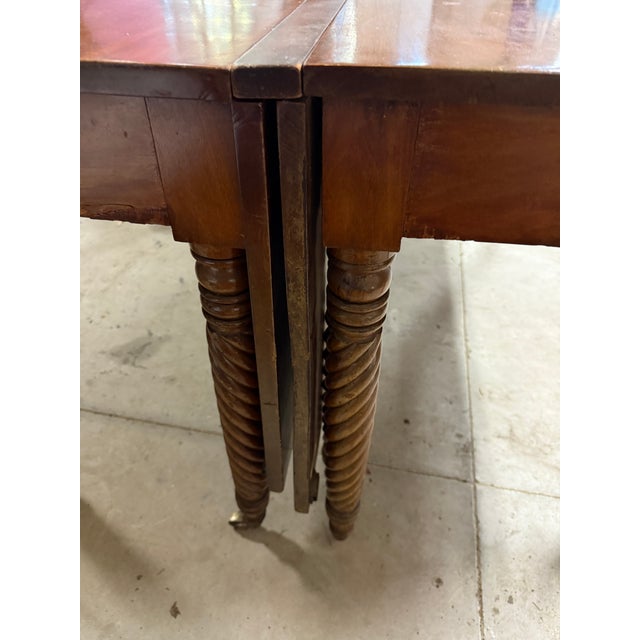 Early 20th Century Drop Leaf Gate Leg Table For Sale - Image 4 of 8