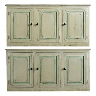 English Pair of 20th Century Painted Sideboards For Sale