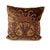 John-Richard John-Richard Metallic Bullion Emboidered Brown Velvet Throw Pillows - Pair For Sale - Image 4 of 18