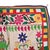 Tenture Murale Artisanale Fusion Furnishing - Motifs Tribaux - Inde - 34x17 Pouces