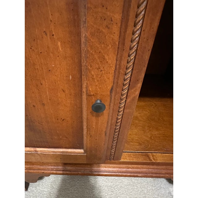 Brown 1990s Ethan Allen Country Crossings Nightstand For Sale - Image 8 of 13