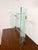 Art Deco Vintage Art Deco Etched Glass Fireplace Screen With Brass Hardware For Sale - Image 3 of 12