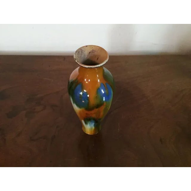 Chocolate 19th Century Chinese Porcelain Flambe Glaze Baluster Vase For Sale - Image 8 of 11