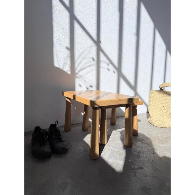 Small Nesting Tables in Light Oak, 1950s, Set of 2 For Sale - Image 17 of 18