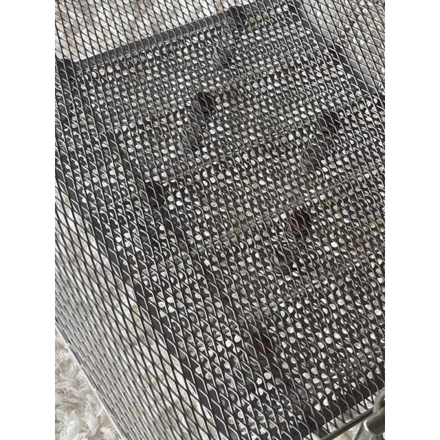 Metal 1987 Italian Toyo Ito for Driade Steel "Suki" Chair For Sale - Image 7 of 13