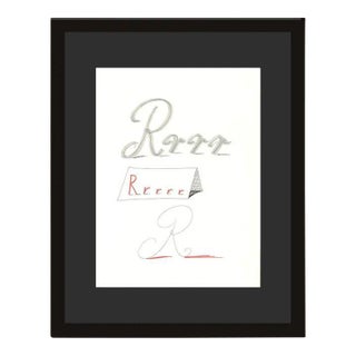 1990s 'R' From 'Hockney's Alphabet' by David Hockney For Sale
