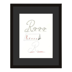 1990s 'R' From 'Hockney's Alphabet' by David Hockney