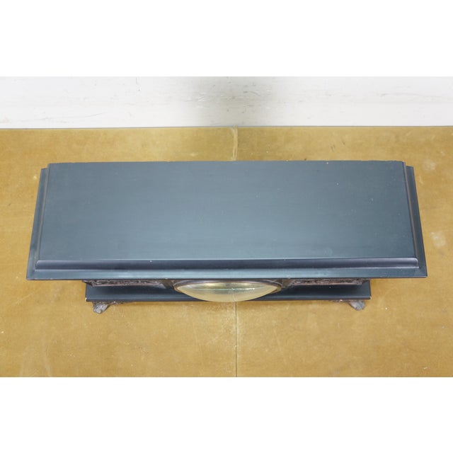 Antique Sessions Neoclassical Figure With Lyre Key Wound Mantel Clock For Sale - Image 10 of 14