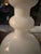 Mid-Century Modern Large Sculptural White Opaline Art Glass Vase, 24” For Sale - Image 3 of 3