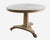 Antique English Palladian Round Bleached Table with Lions Paw Feet, 1835 For Sale - Image 9 of 9