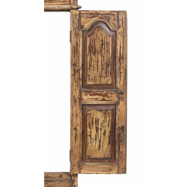 WOODEN WINDOW French 19th Century in painted wood. Small defects. Dim.: 175 x 90 cm. good conditions