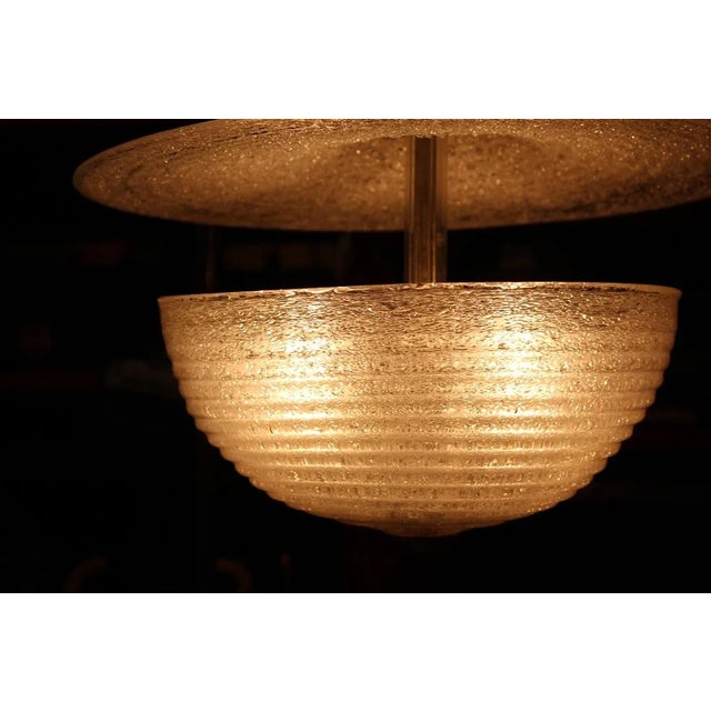 Pulegoso Lantern Ceiling Lamp from Barovier & Toso, 1940s For Sale - Image 9 of 14