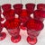 Glass 1960s Ruby Red Noritake Perspective Wine/Water Goblets From Japan, Set of 12 For Sale - Image 7 of 10