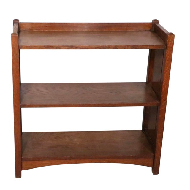 Mission Arts and Crafts Mission Bookshelf by Limberts C. 1910 For Sale - Image 3 of 17